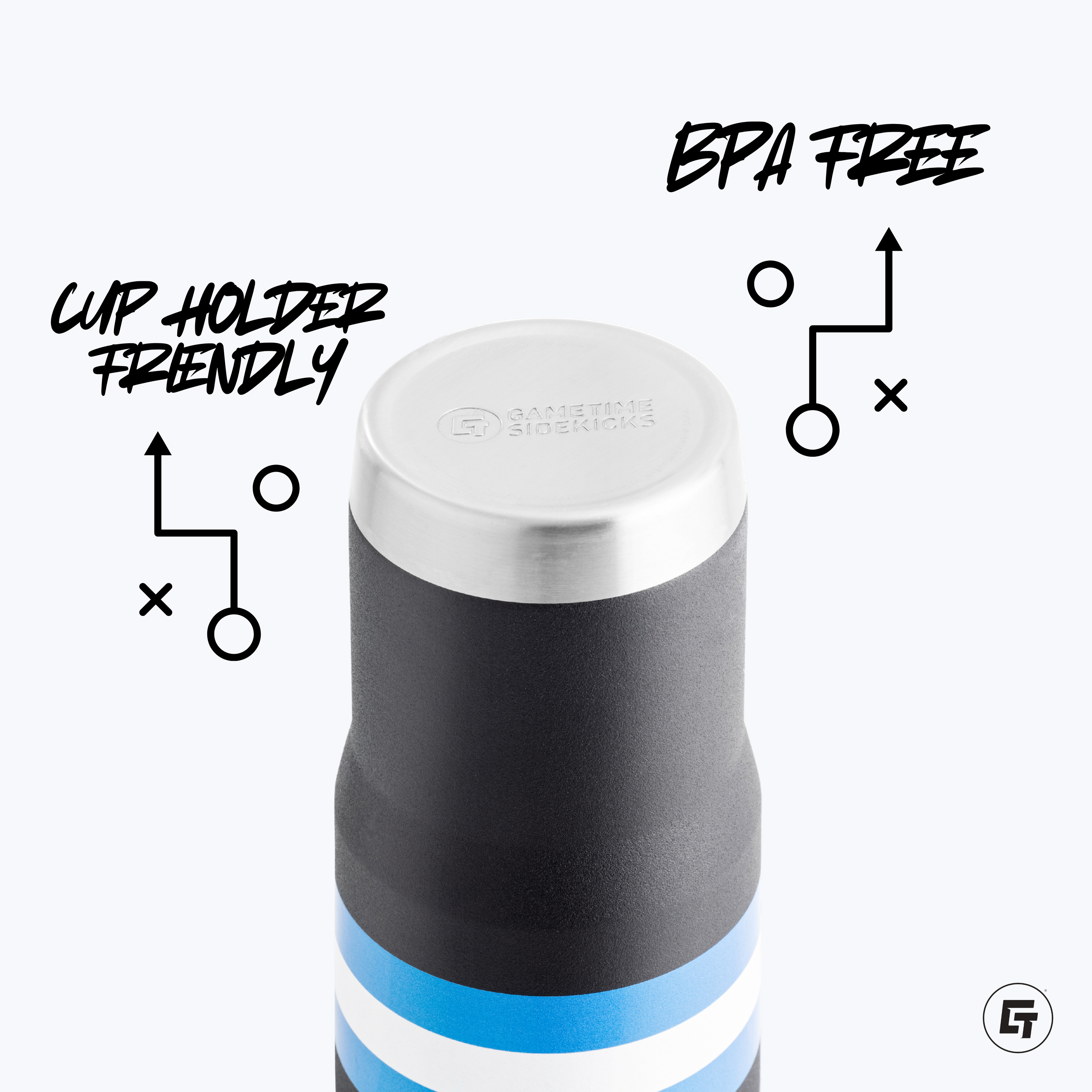 Kentucky Kernels 20oz Black Tumbler