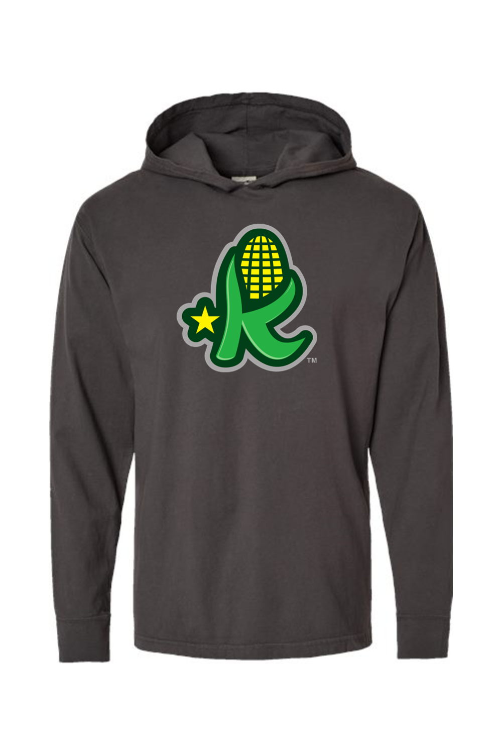 Kentucky Kernels - ComfortWash by Hanes Garment-Dyed Jersey Hooded Long Sleeve T-Shirt