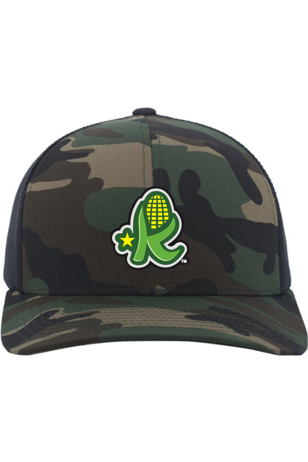 Kentucky Kernels - Pacific Headwear Camo Snapback Trucker Cap