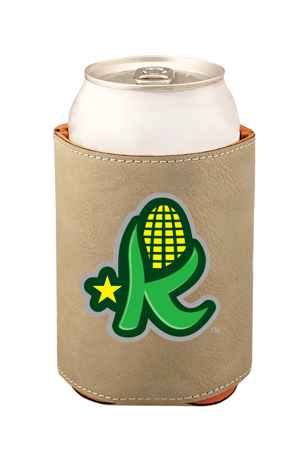Kentucky Kernels - 3 3/4" Laserable Leatherette Beverage Holder