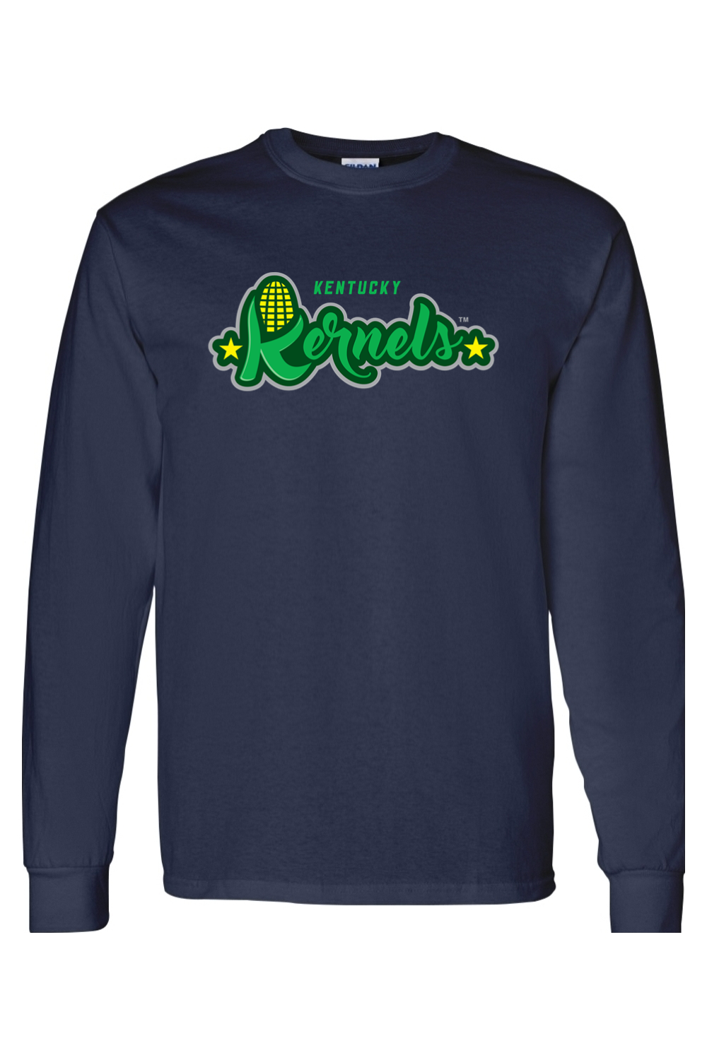 Kentucky Kernels - Gildan Heavy Cotton Long Sleeve T-Shirt
