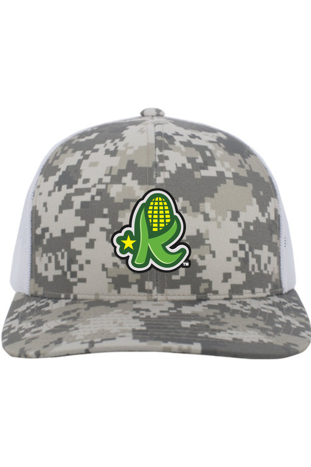 Kentucky Kernels - Pacific Headwear Camo Snapback Trucker Cap