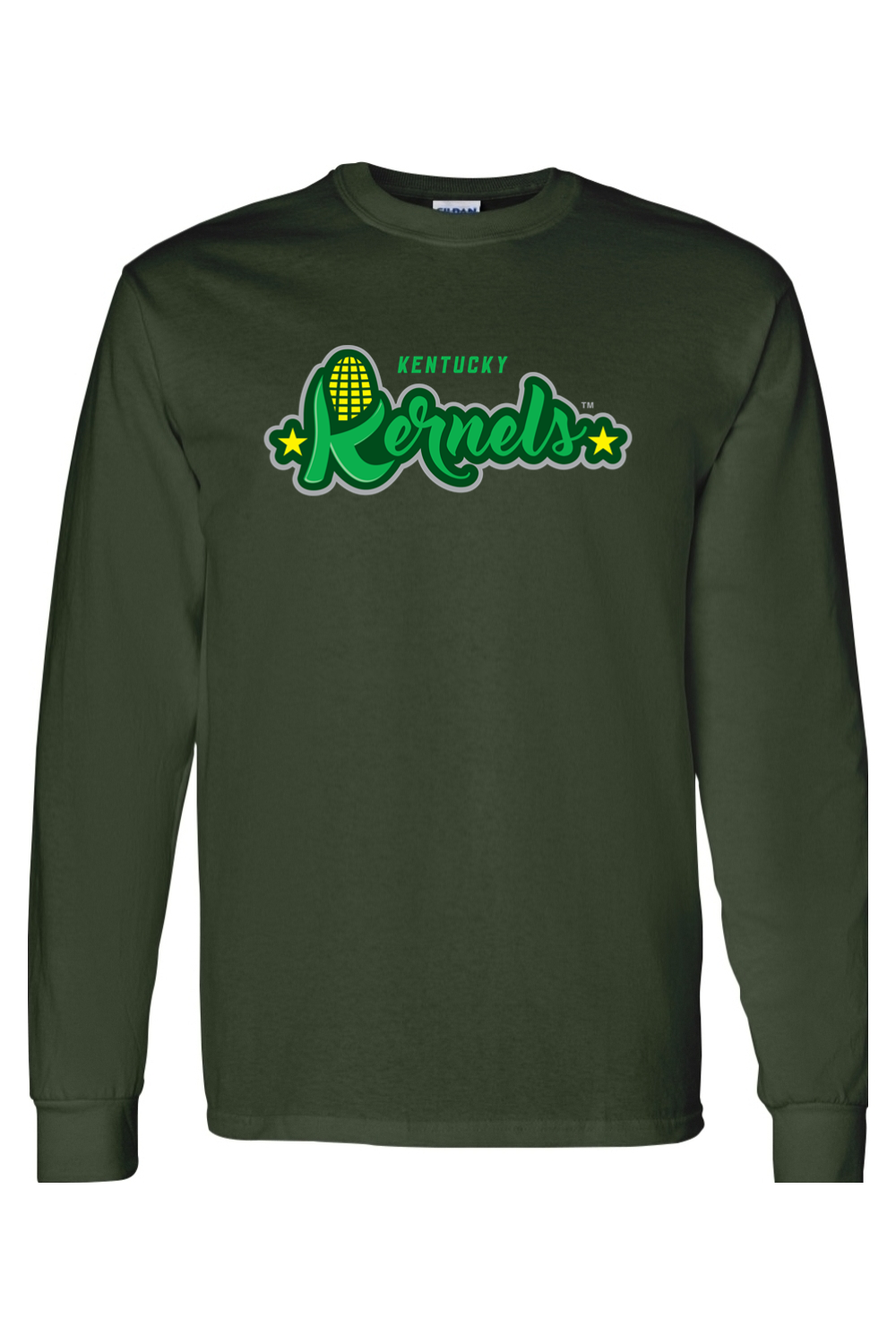 Kentucky Kernels - Gildan Heavy Cotton Long Sleeve T-Shirt