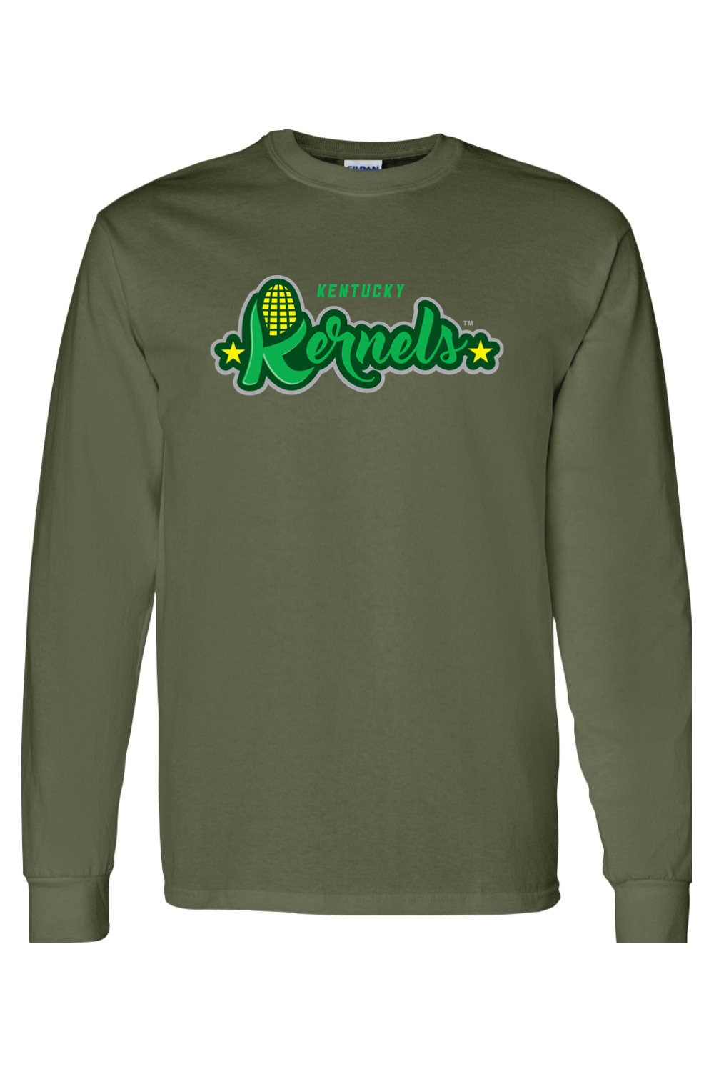Kentucky Kernels - Gildan Heavy Cotton Long Sleeve T-Shirt